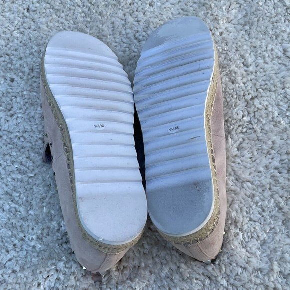 Marc Fisher Women shoes sandals Light pink Suede fabric Slip On Size US 9.5 - Picture 10 of 11